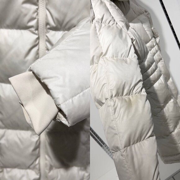 The North Face Metropolis II Parka Winter Jacket 550 Vintage White Womens Small - Picture 10 of 12
